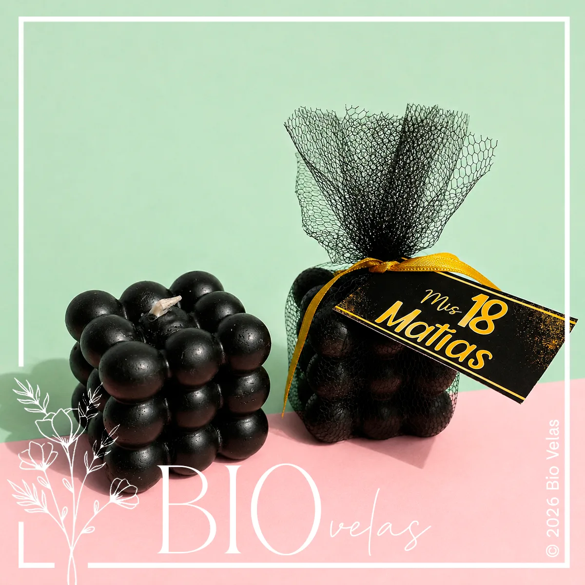 Bubble con tul — Bio Velas