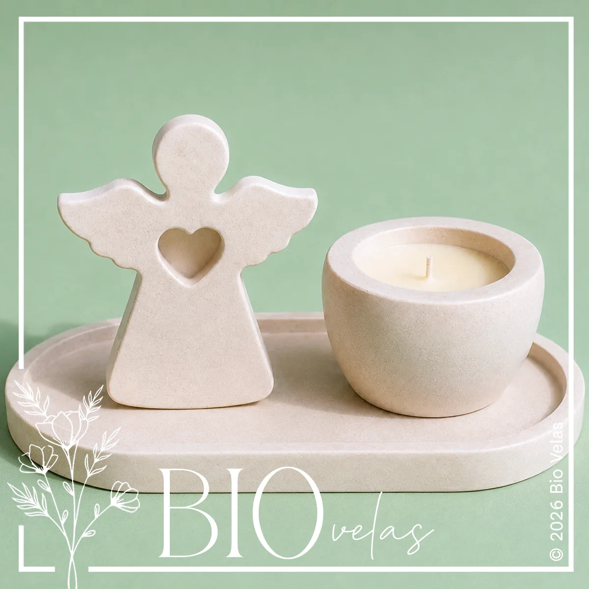 Combo ángel (cuenco simple) — Bio Velas