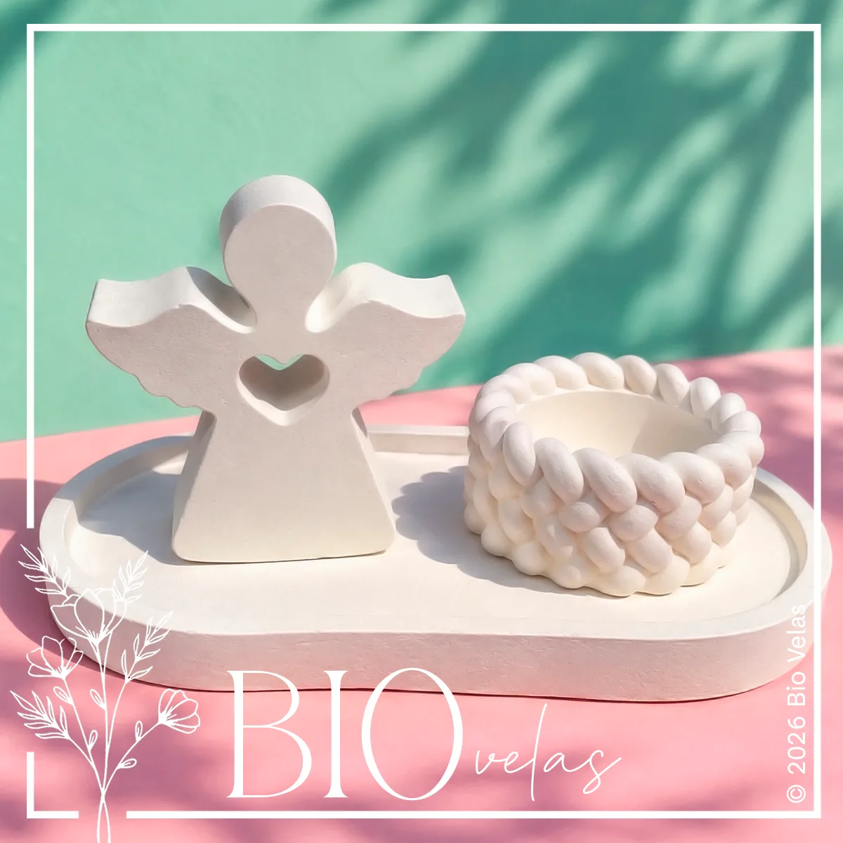 Combo ángel (cuenco tejido) — Bio Velas