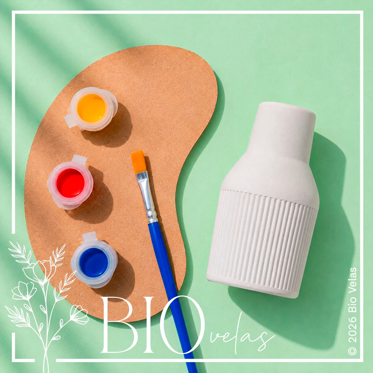 Combo pintura (florero) — Bio Velas