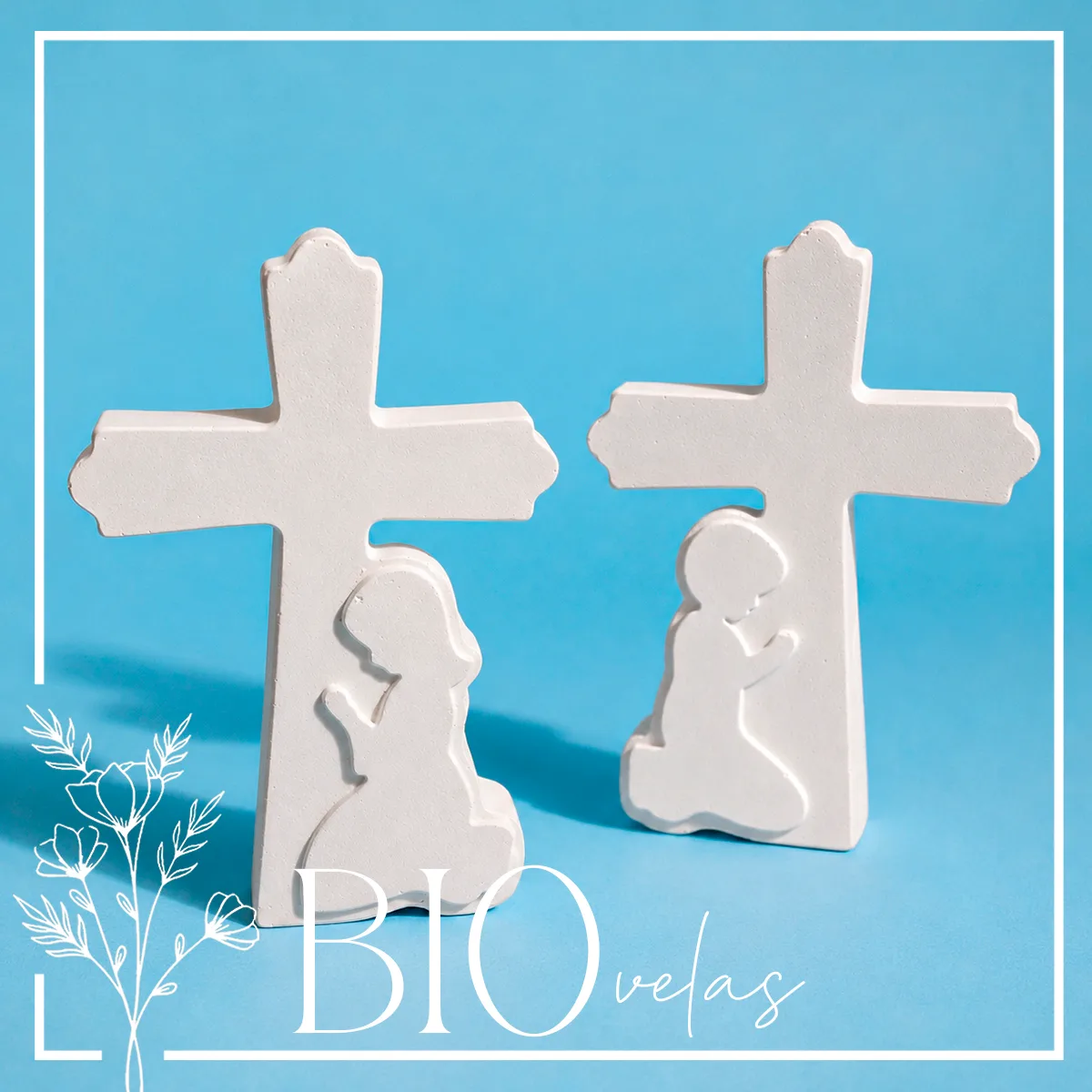 Cruz yeso — Bio Velas
