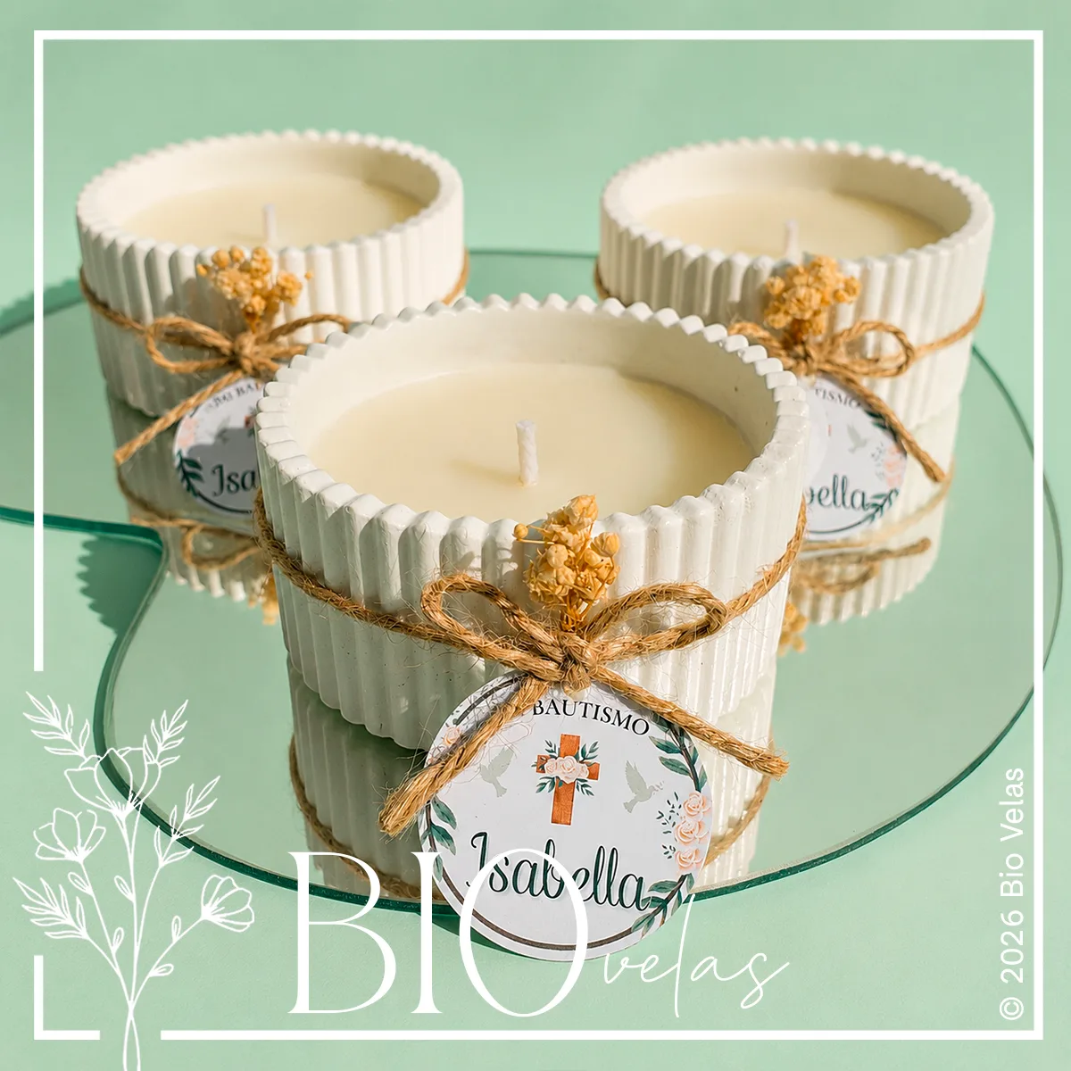 Cuenco circular (con vela) — Bio Velas
