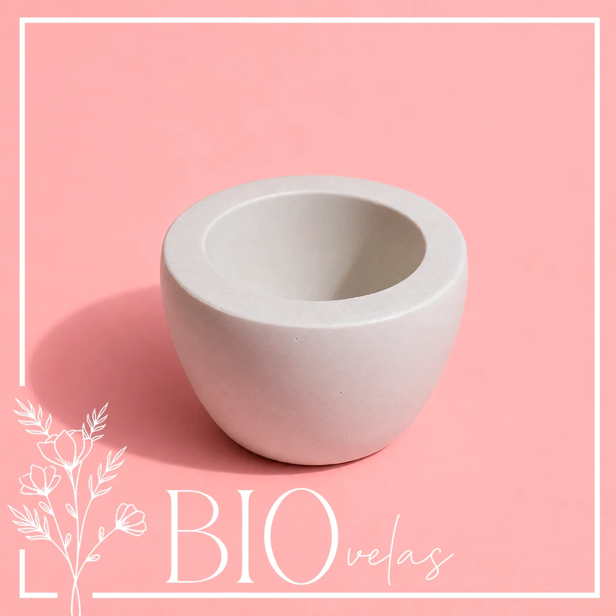 Cuenco yeso — Bio Velas