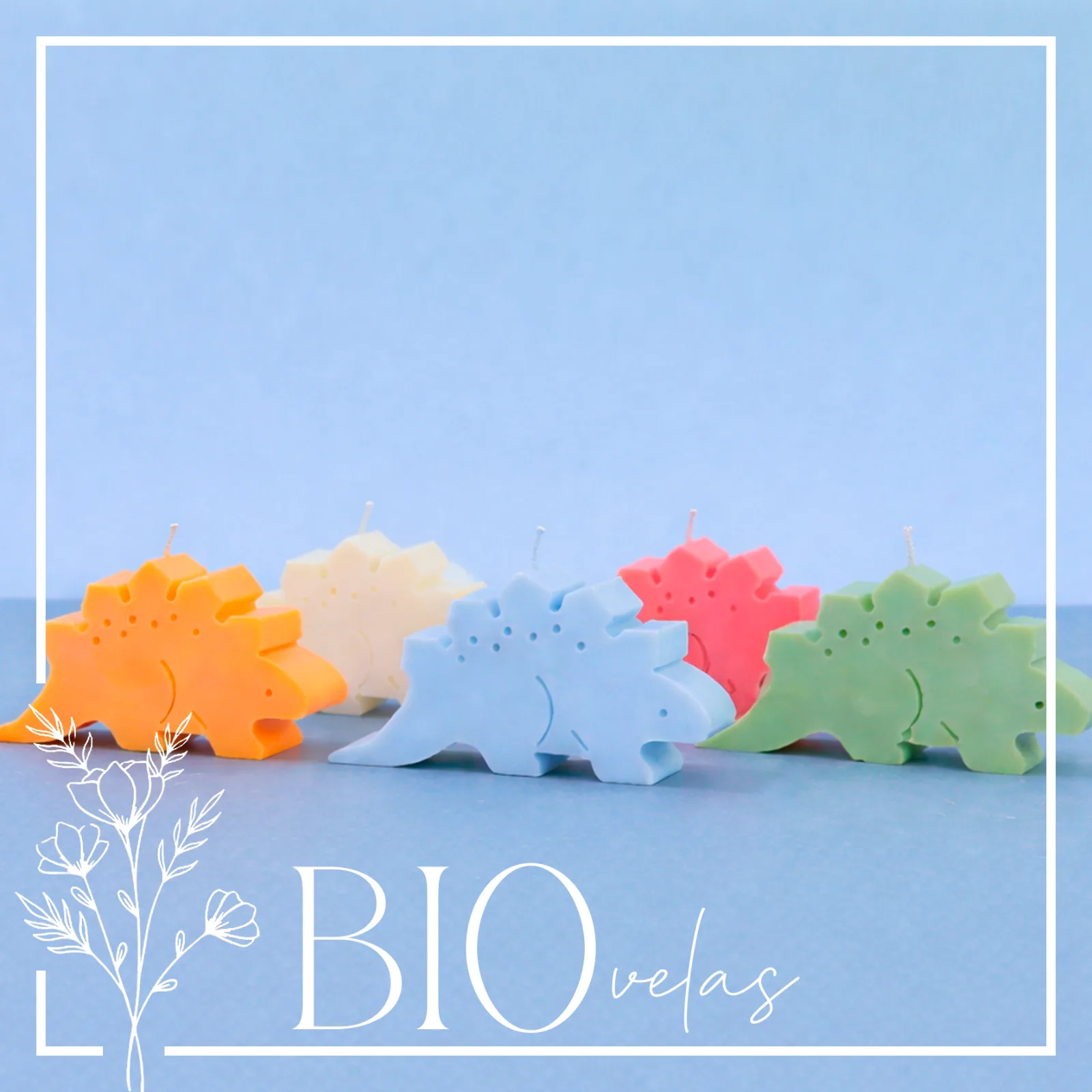 Estegosaurio (solo) — Bio Velas
