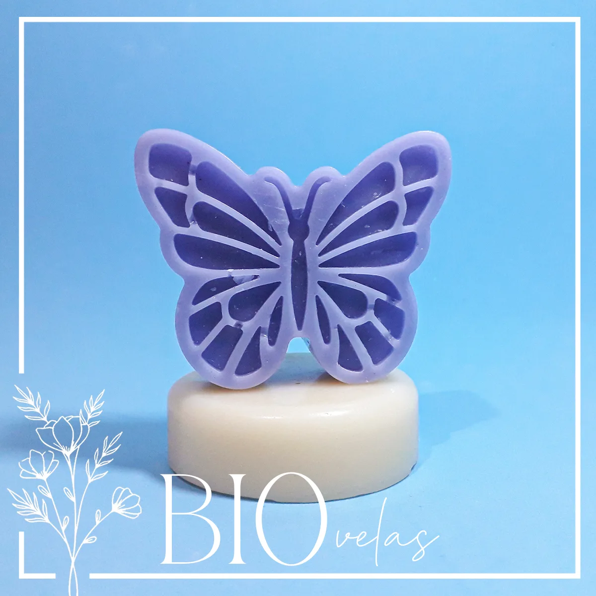 Mariposa con base (sola) — Bio Velas
