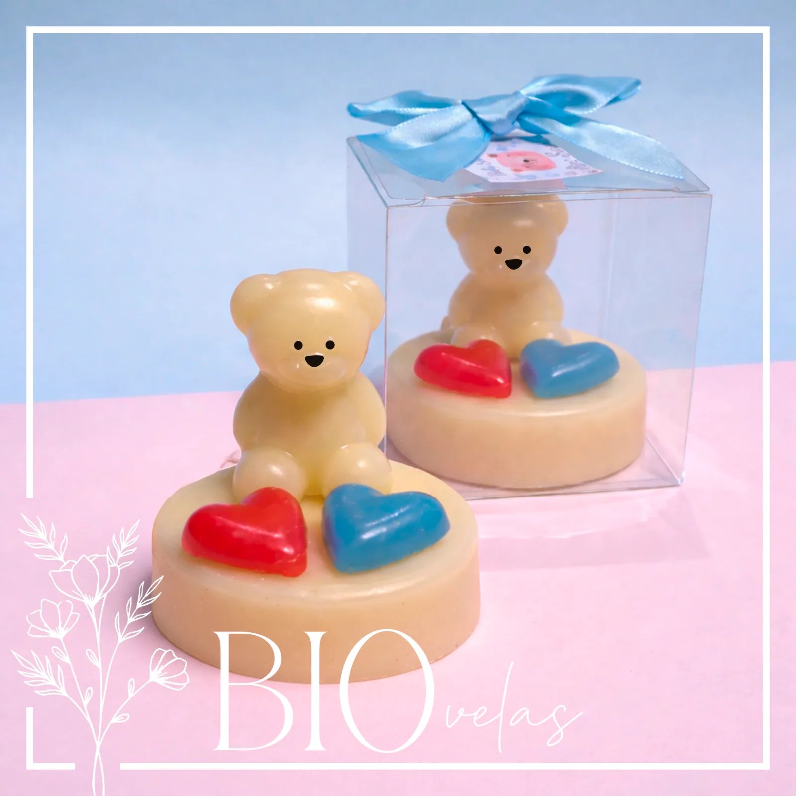 Oso con base (caja) — Bio Velas