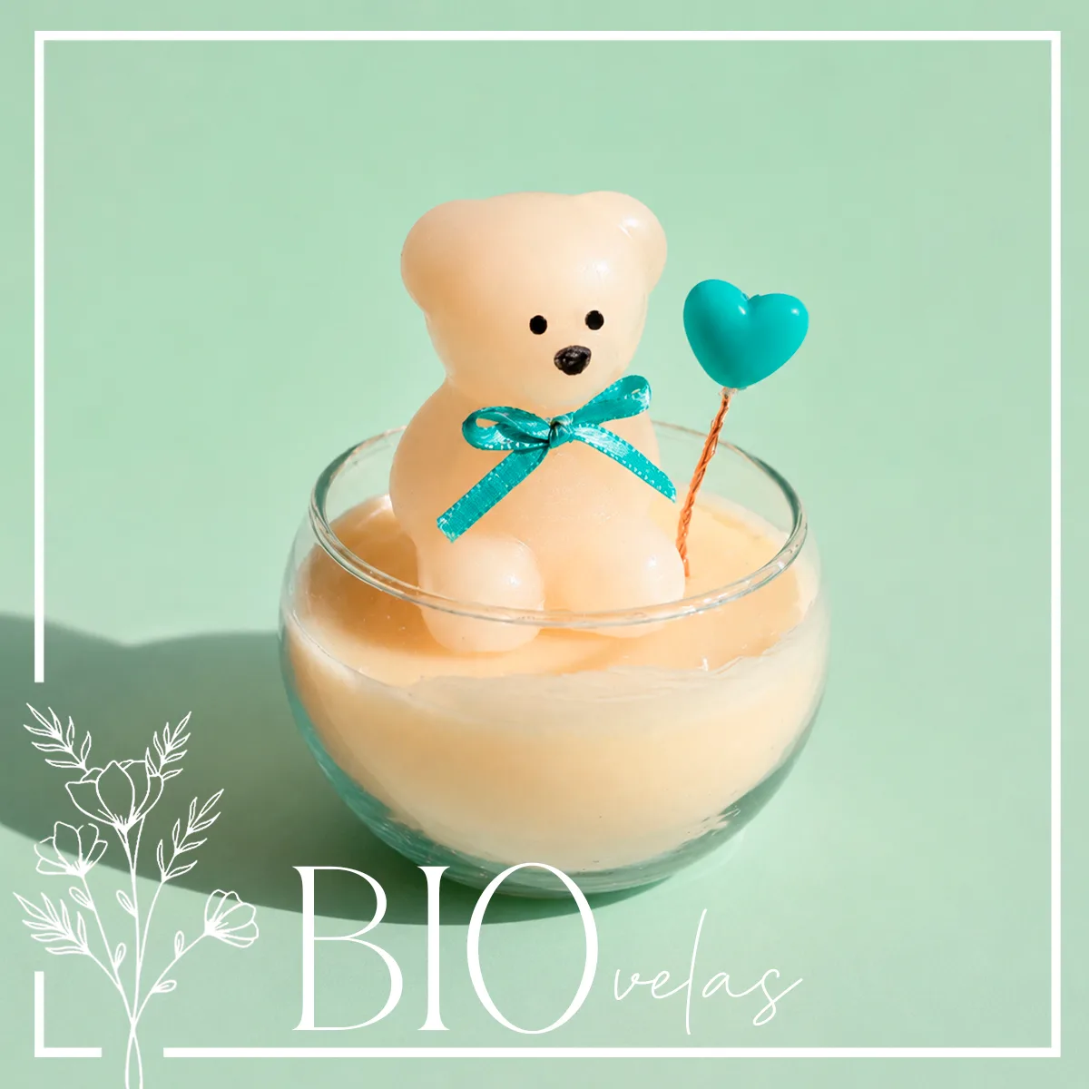 Osito en copón (mini) — Bio Velas