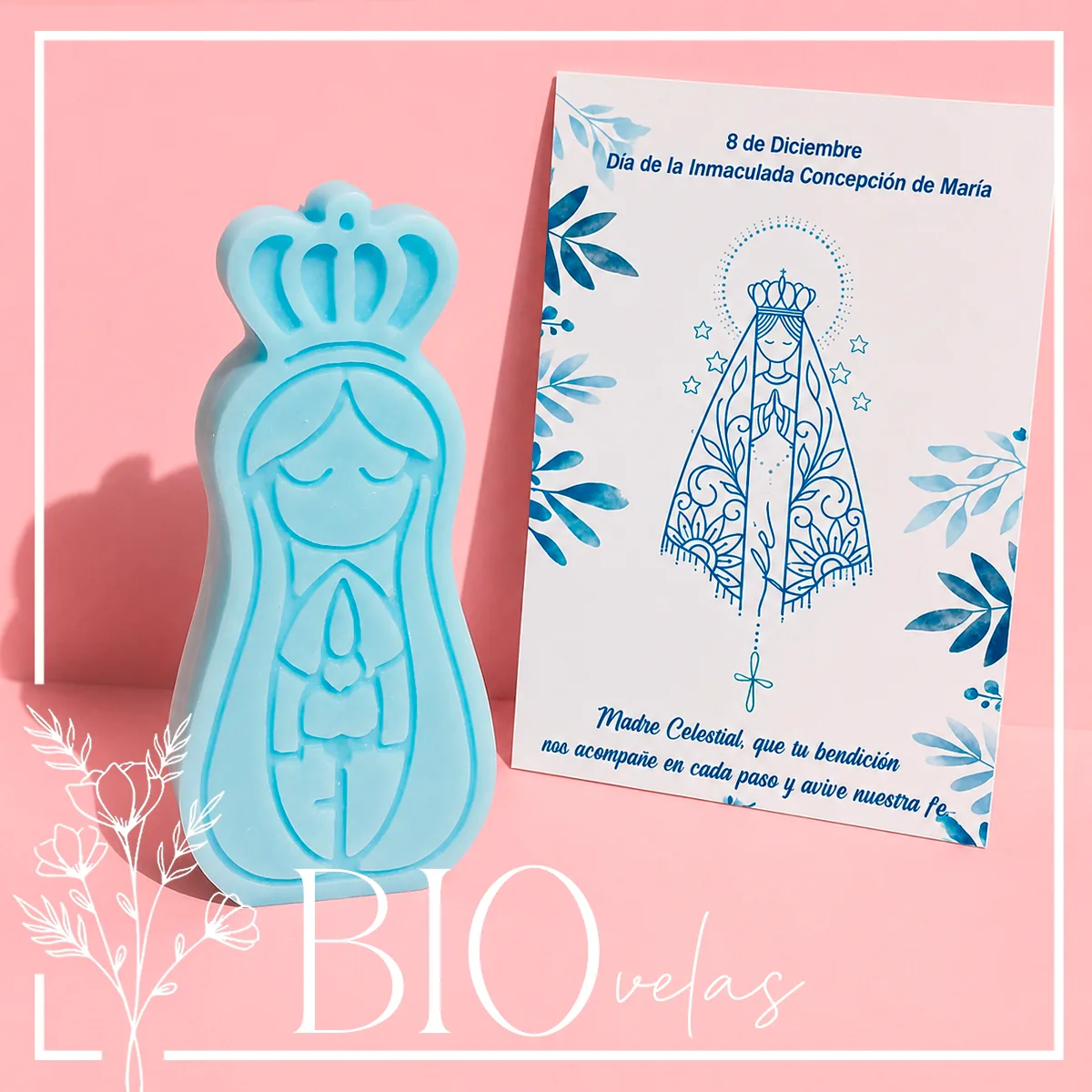Virgen con tarjeta — Bio Velas