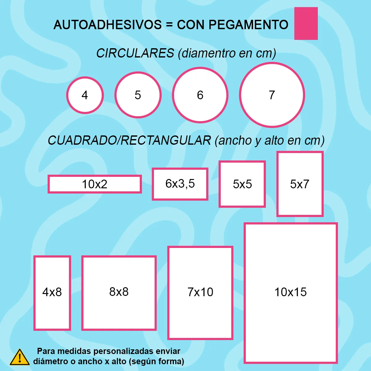 Autoadhesivos (geométricos) — Seis Creaciones