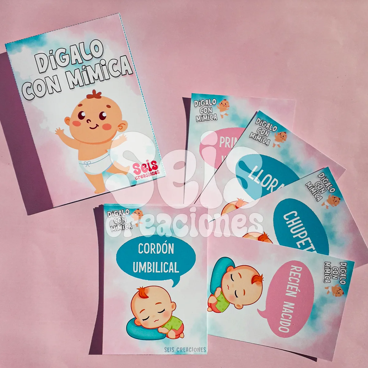 Digalo con mimica — Seis Creaciones