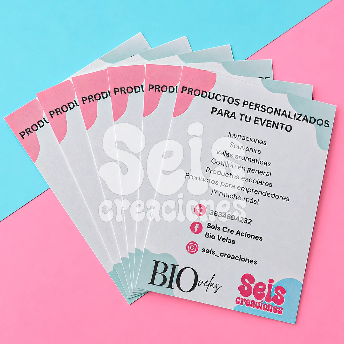 Folleto combinado — Seis Creaciones