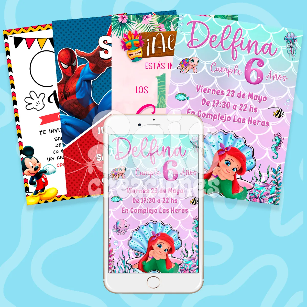 Invitación común — Seis Creaciones