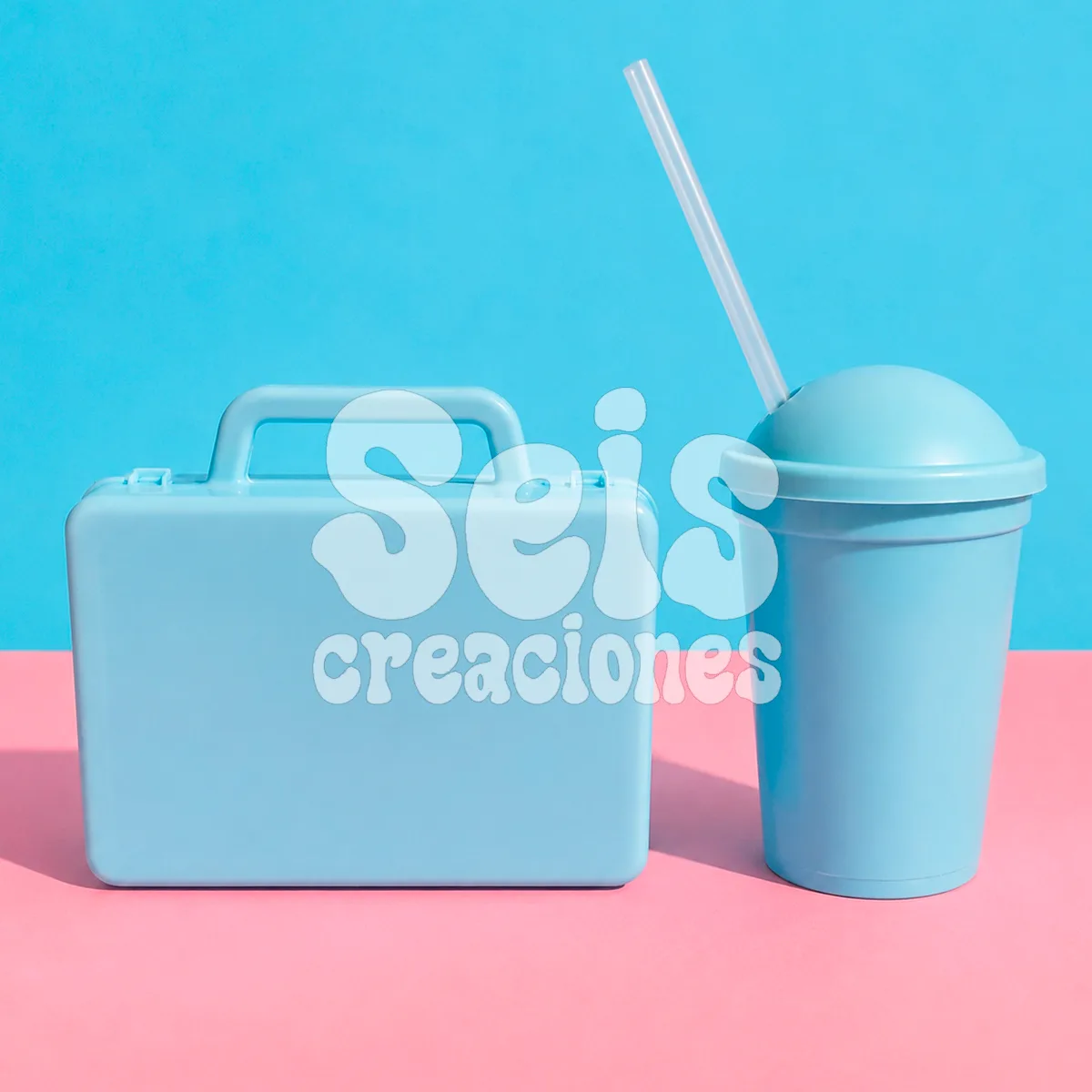 Vaso milk + valija (liso) — Seis Creaciones