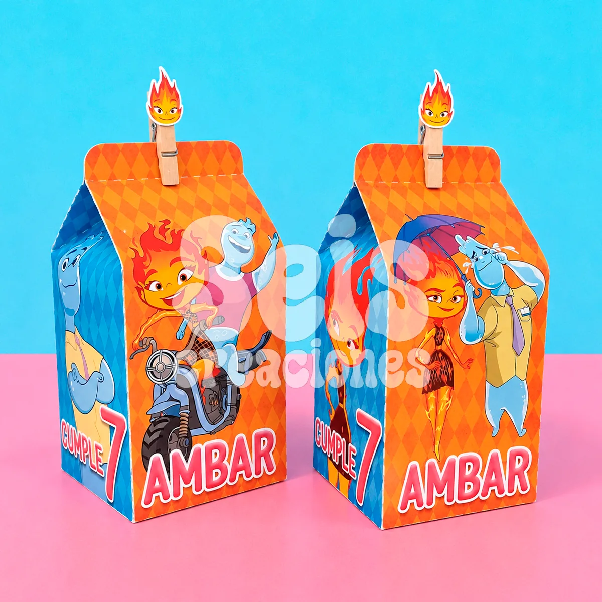 Mini milk box — Seis Creaciones