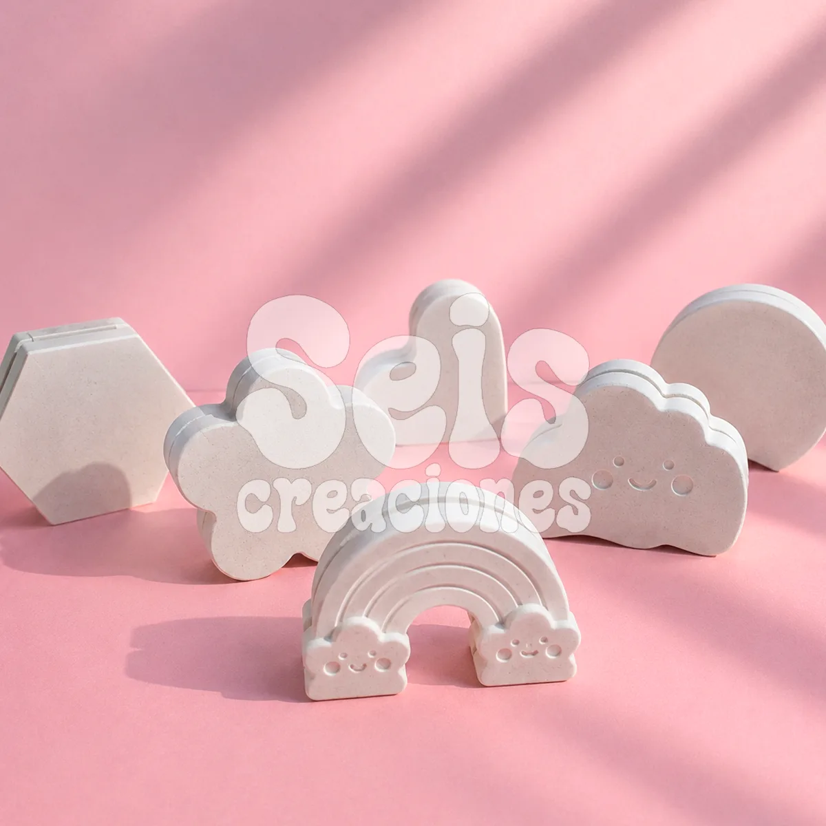 Porta tarjetas (yeso) — Seis Creaciones