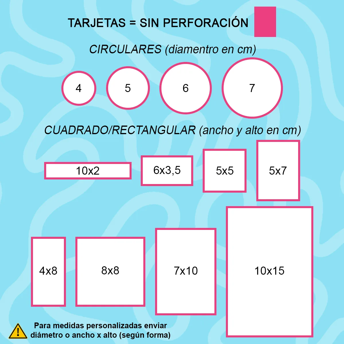 Tarjetas (geométricas) — Seis Creaciones