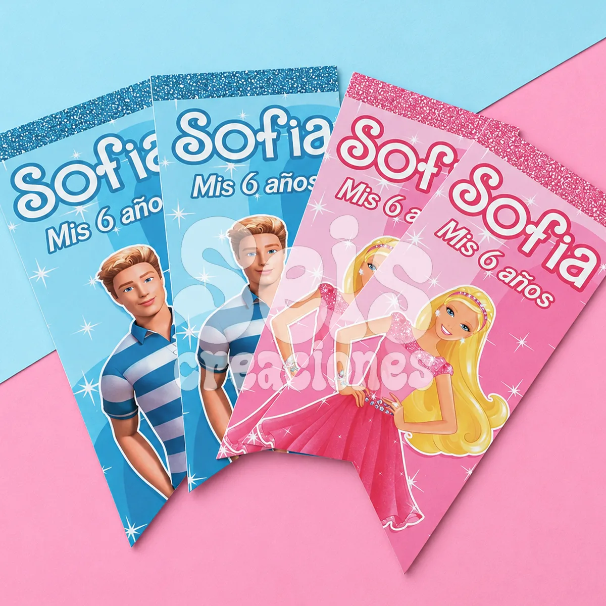 Tarjetones para bolsitas — Seis Creaciones